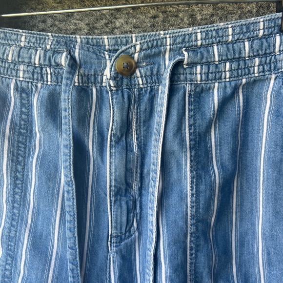 American Eagle Outfitters Blue Striped Pants - Picture 2 of 7